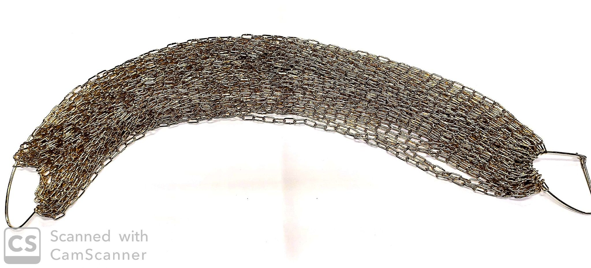 Catena GENOVESE n. 8 ottonata anello mm 13x6 spessore 1,3