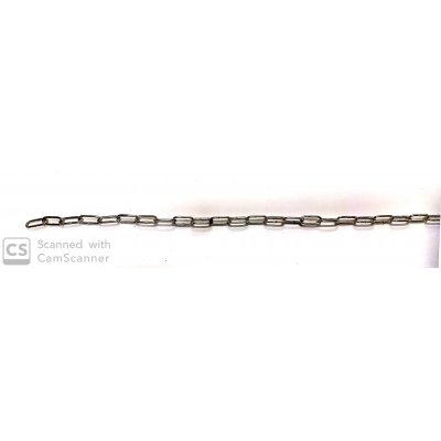 Catena GENOVESE n.10 ottonata anello mm 16x7 spessore 1,5