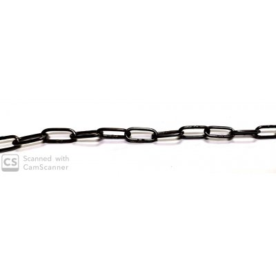 Catena GENOVESE n.13 bronzata anello mm 18x9 spessore 2.0