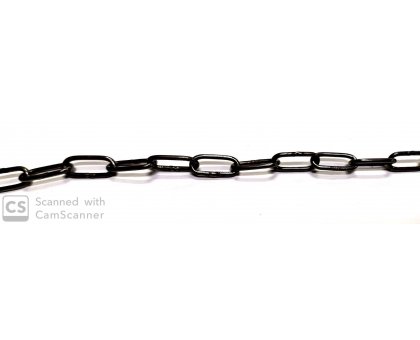 Catena GENOVESE n.13 bronzata anello mm 18x9 spessore 2.0