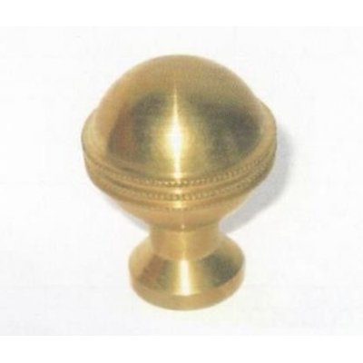 Pomolo ottone zigrinato d. 60 mm filetto 12 ma