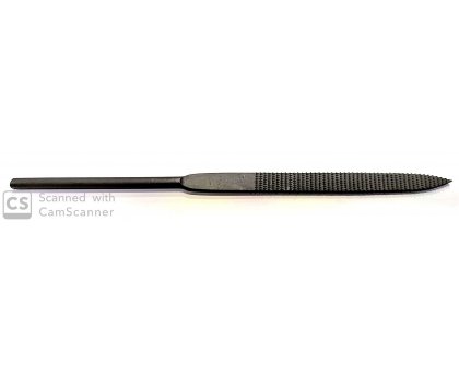 Raspa ad ago forma PIATTA-PUNTA mm 8 lunghezza mm 160
