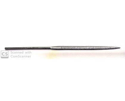 Raspa ad ago forma MEZZATONDA lunghezza mm 160