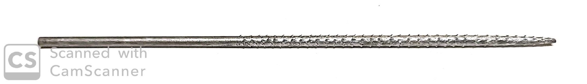 Raspa ad ago forma TONDA d. 3 mm lunghezza mm 140