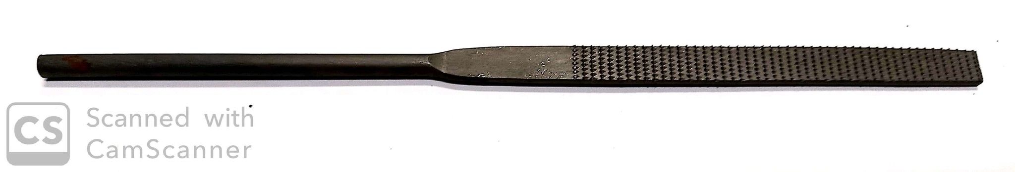 Raspa ad ago forma PIATTA mm 8 lunghezza mm 160