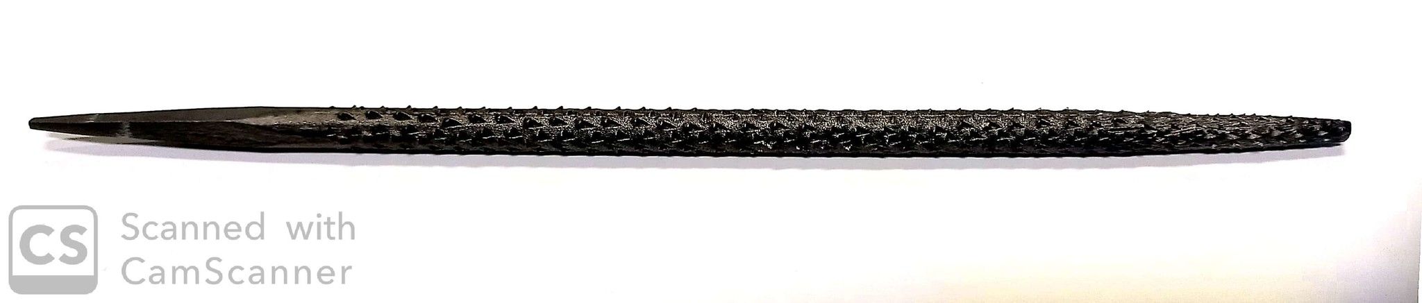 Raspa tonda  6' taglio mezzadolce senza manico