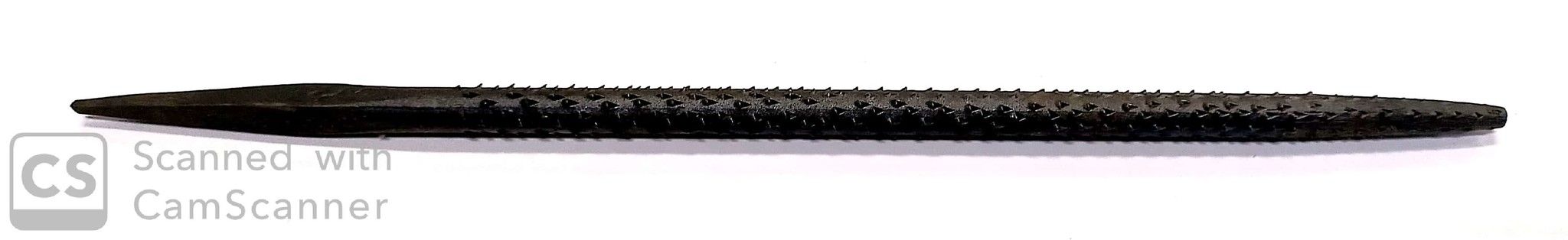 Raspa tonda  8' taglio mezzadolce senza manico