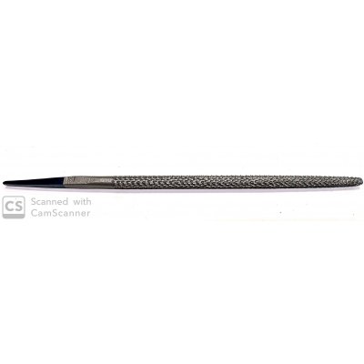 Raspa tonda 10' taglio mezzadolce senza manico