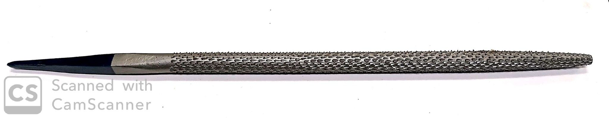 Raspa tonda 12' taglio mezzadolce senza manico