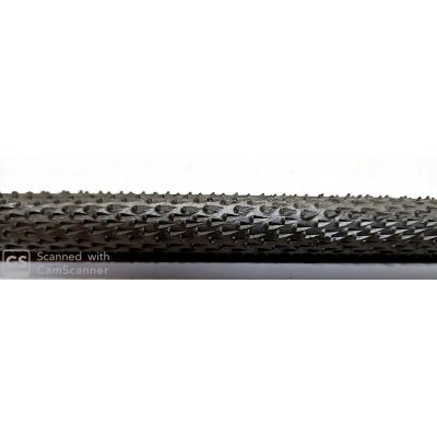 Raspa tonda 12' taglio mezzadolce senza manico