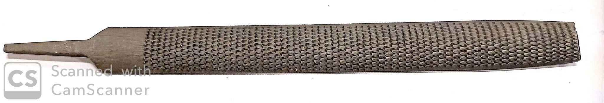 Raspa mod. CABINET 10' mezzatonda taglio mezzadolce