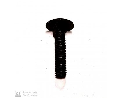 Bullone mm 6 x 30 testa tonda quadro sotto testa nero