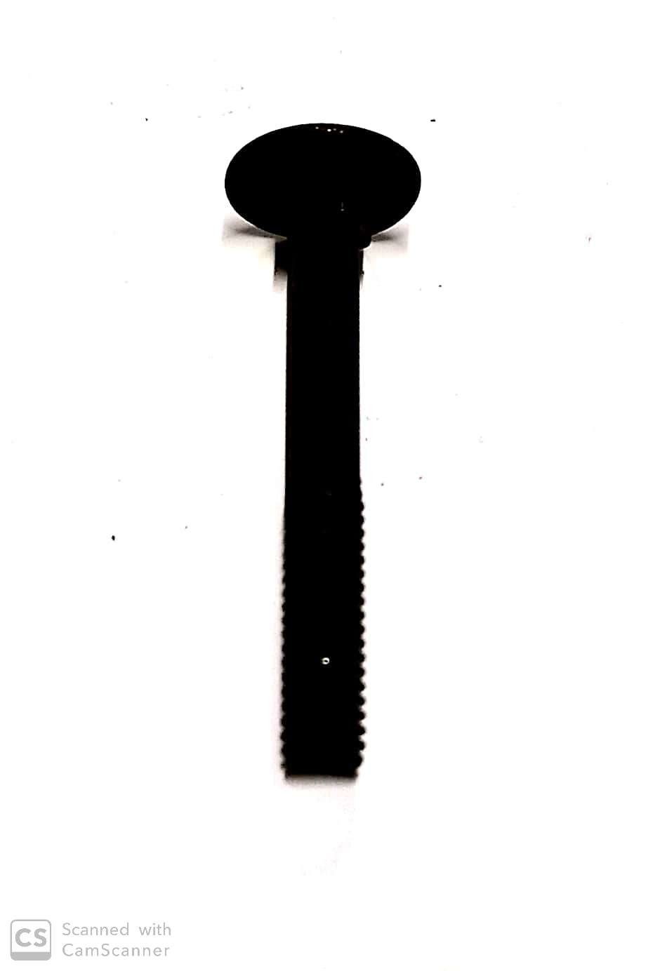 Bullone mm  6 x 45 testa tonda quadro sotto testa nero