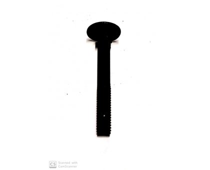 Bullone mm 6 x 45 testa tonda quadro sotto testa nero
