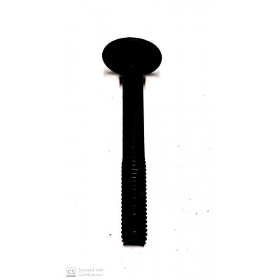 Bullone mm 6 x 50 testa tonda quadro sotto testa nero