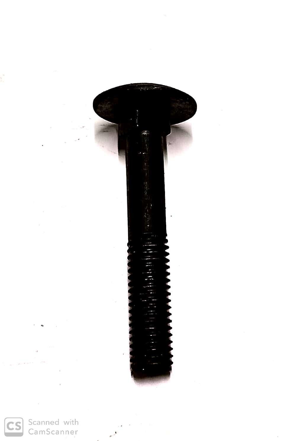 Bullone mm  8 x 50 testa tonda quadro sotto testa nero