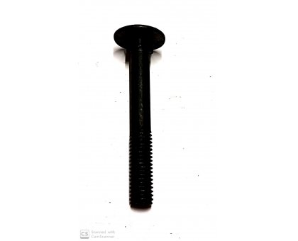 Bullone mm 8 x 60 testa tonda quadro sotto testa nero