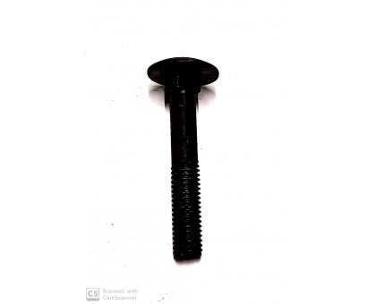 Bullone mm 8 x 70 testa tonda quadro sotto testa nero