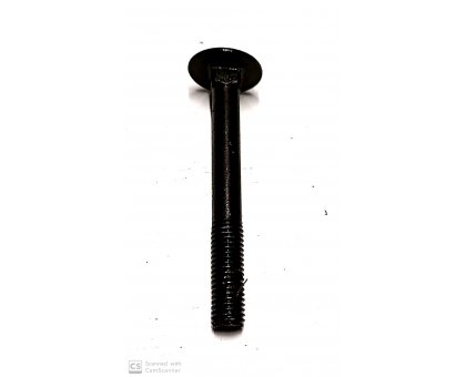 Bullone mm 8 x 90 testa tonda quadro sotto testa nero