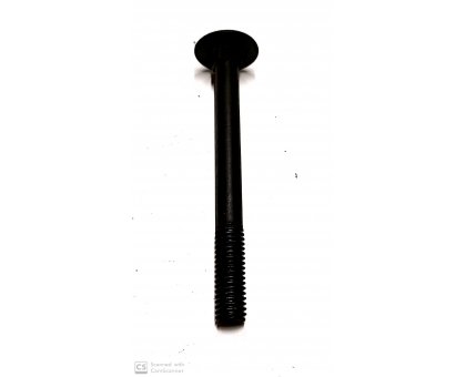 Bullone mm 8 x100 testa tonda quadro sotto testa nero