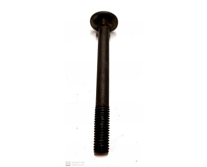 Bullone mm 10 x100 testa tonda quadro sotto testa nero