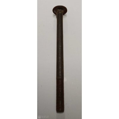 Bullone mm 10 x140 testa tonda quadro sotto testa grezzo