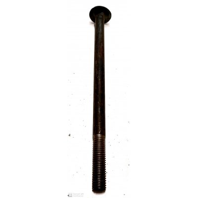 Bullone mm 12 x200 testa tonda quadro sotto testa grezzo