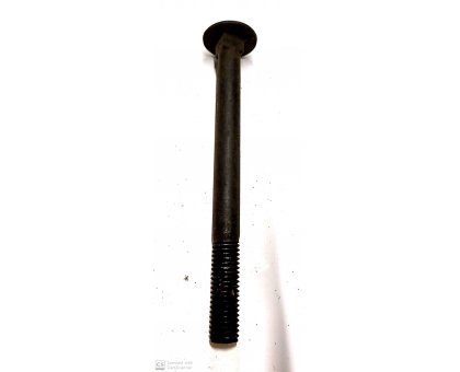 Bullone mm 12 x220 testa tonda quadro sotto testa nero