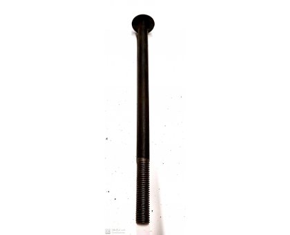 Bullone mm 12 x290 testa tonda quadro sotto testa nero