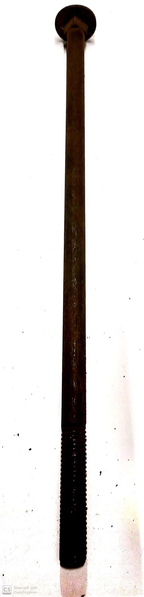 Bullone mm 12 x300 testa tonda quadro sotto testa grezzo