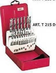 Set 25 punte HSS Cobalto 8% per inox da 1,0 a 13,00 mm in custodia metallo