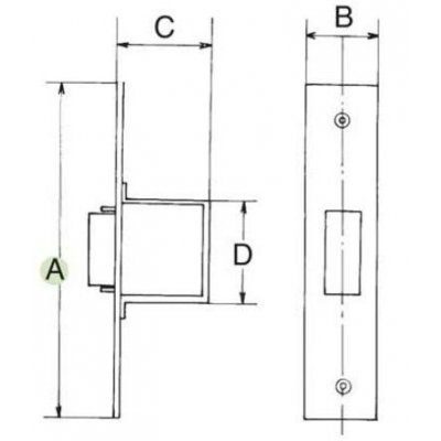 Cricchetto a rullo "Va e Vieni" cm 10 in ferro tropicalizzato