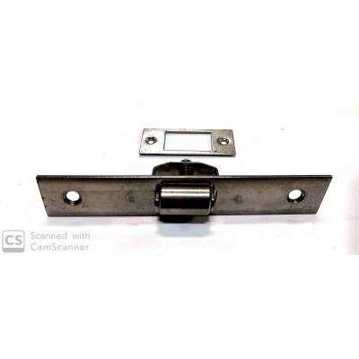 Cricchetto a rullo 'Va e Vieni' cm 14 in ferro grezzo