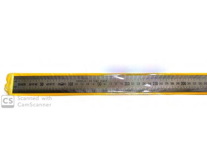 Riga inox millimetrata mm 1000 x 30 x 0,8