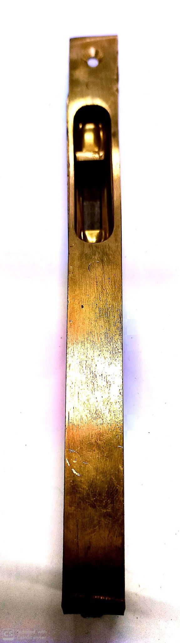 Catenaccio ad unghia cm 15 frontale mm 15 in ottone serie normale