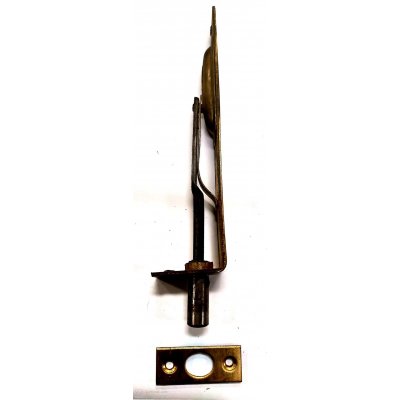 Catenaccio ad unghia cm 15 frontale mm 20 in ottone serie pesante