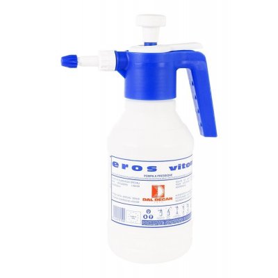 Pompa a precompressione EROS VITON 2 l, Bianco Traslucido/Blu