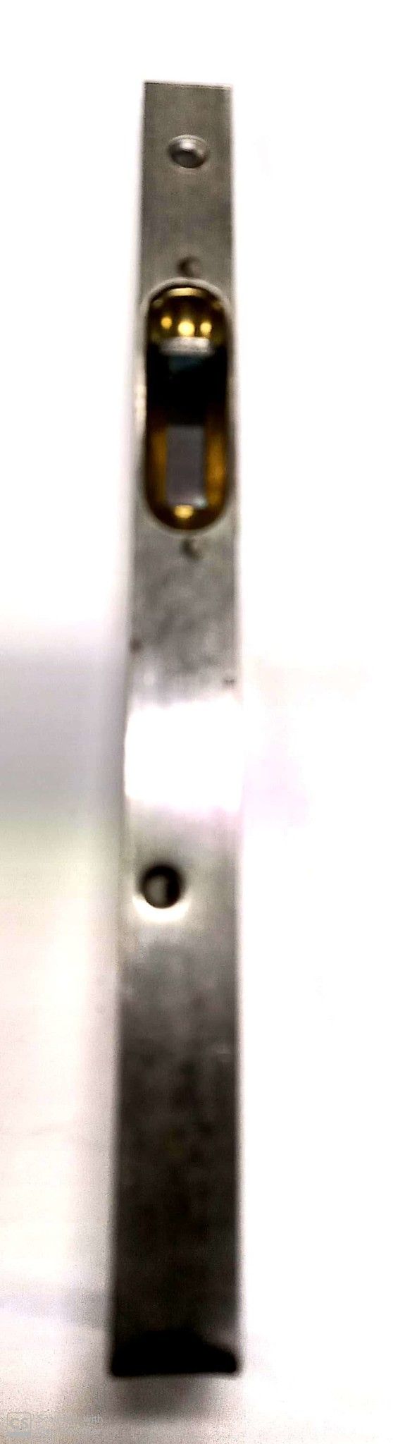 Catenaccio ad unghia cm 20 frontale mm 15 in ferro grezzo serie normale