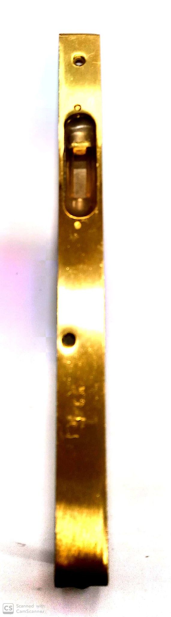 Catenaccio ad unghia cm 25 frontale mm 20 in ottone serie pesante