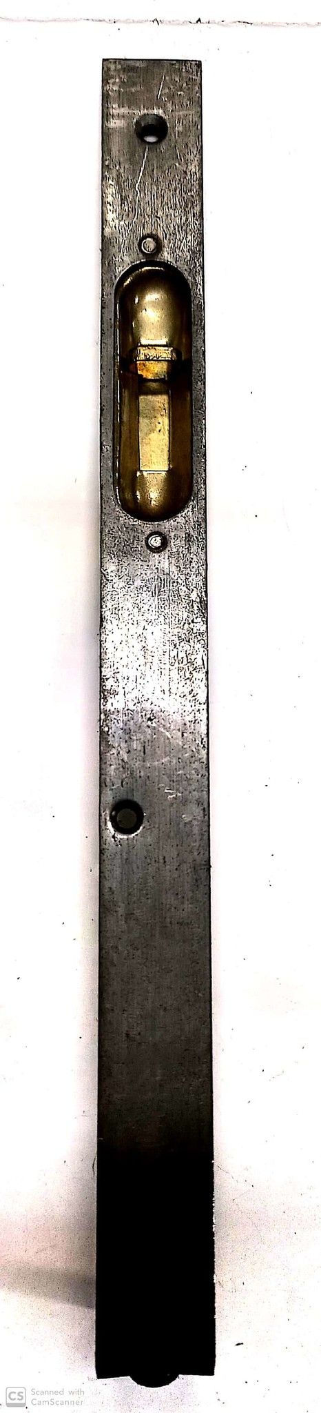 Catenaccio ad unghia cm 25 frontale mm 20 in ferro grezzo serie pesante