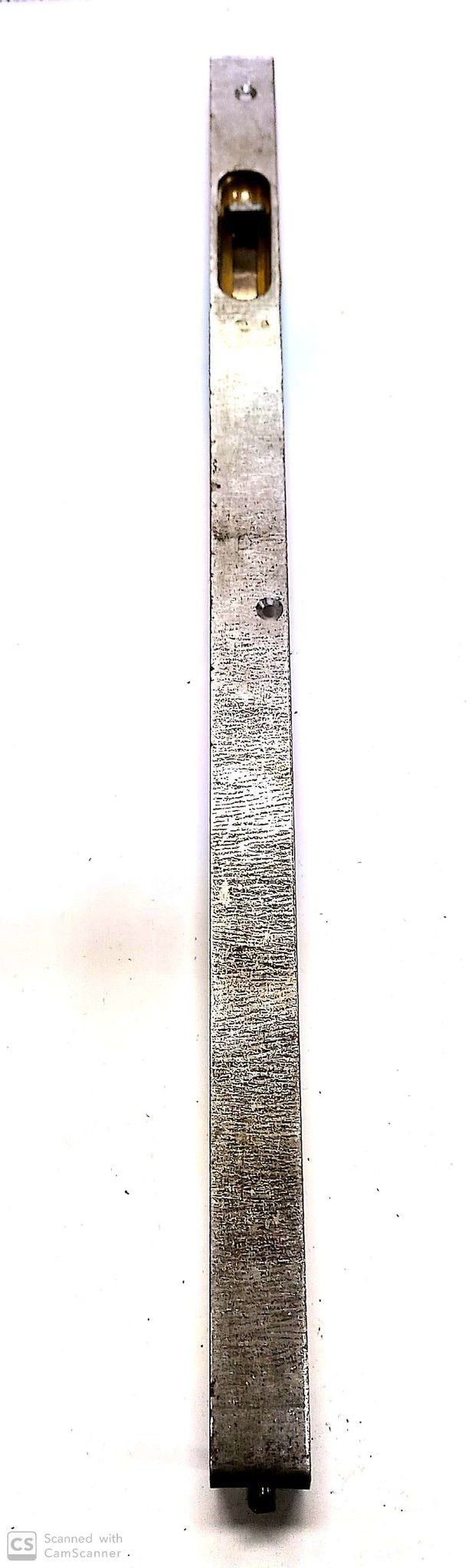 Catenaccio ad unghia cm 35 frontale mm 18 in ferro grezzo serie media