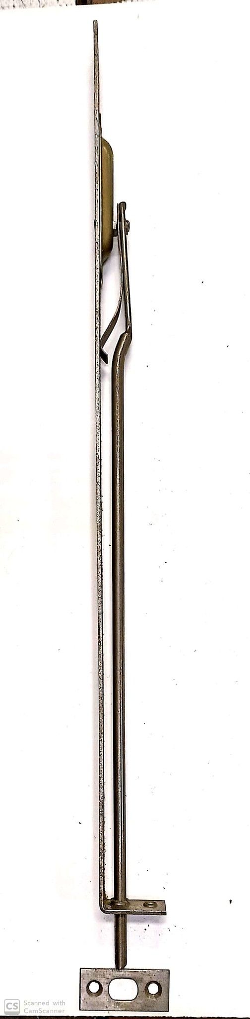Catenaccio ad unghia cm 35 frontale mm 18 in ferro grezzo serie media