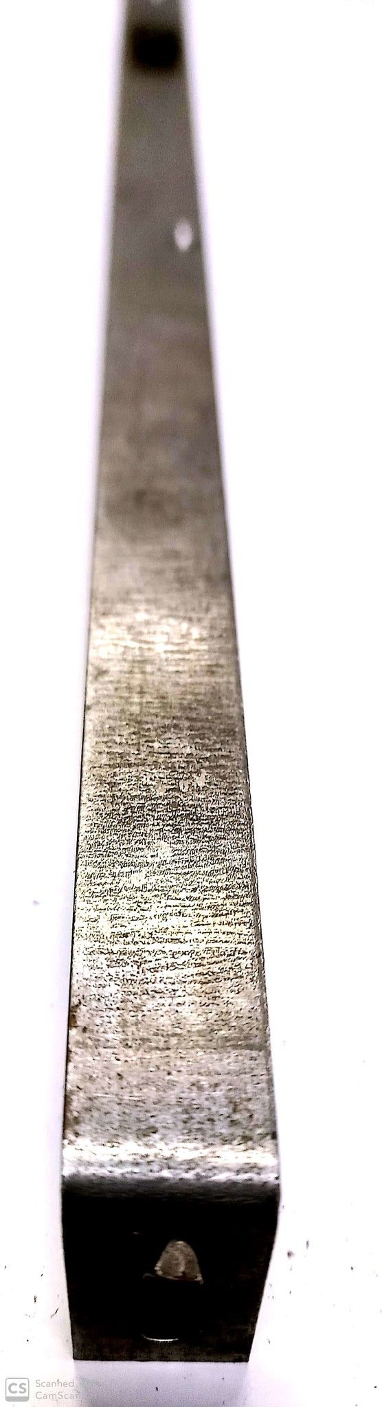 Catenaccio ad unghia cm 35 frontale mm 18 in ferro grezzo serie media