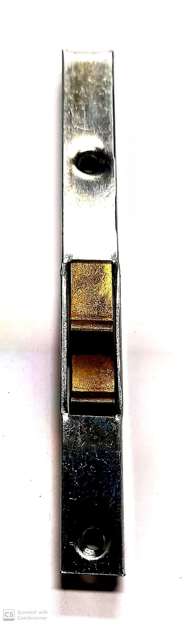 Catenaccio a pulsante tipo stretto cm 12 zincocromato