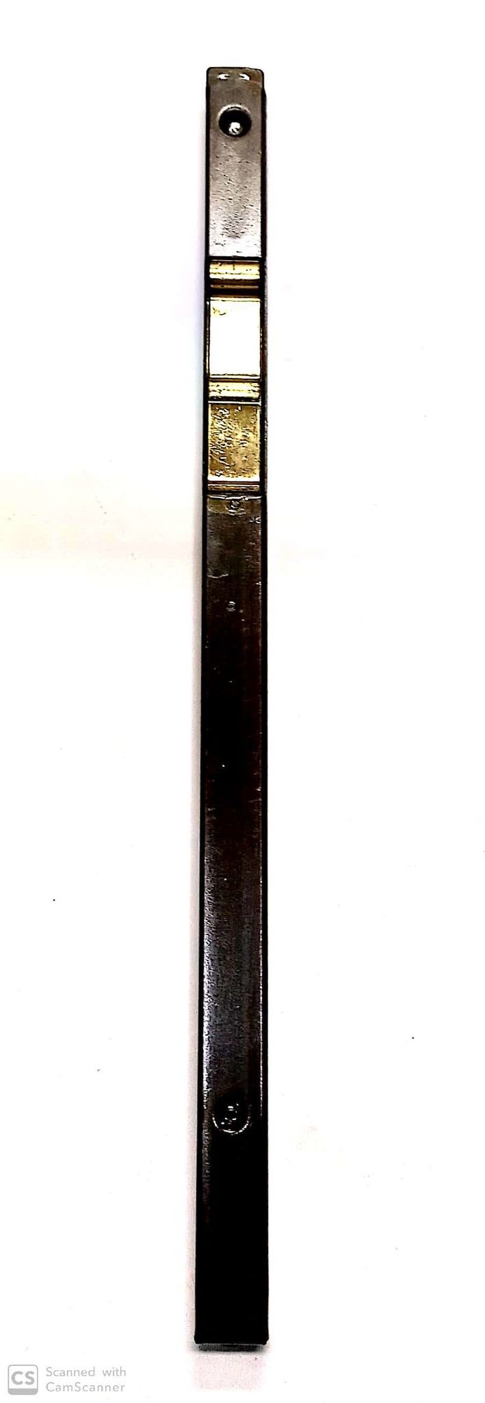 Catenaccio a pulsante tipo stretto cm 25 bronzato AGB 300