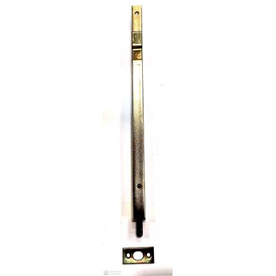 Catenaccio a pulsante cm 30 in ferro ottonatto AGB 313