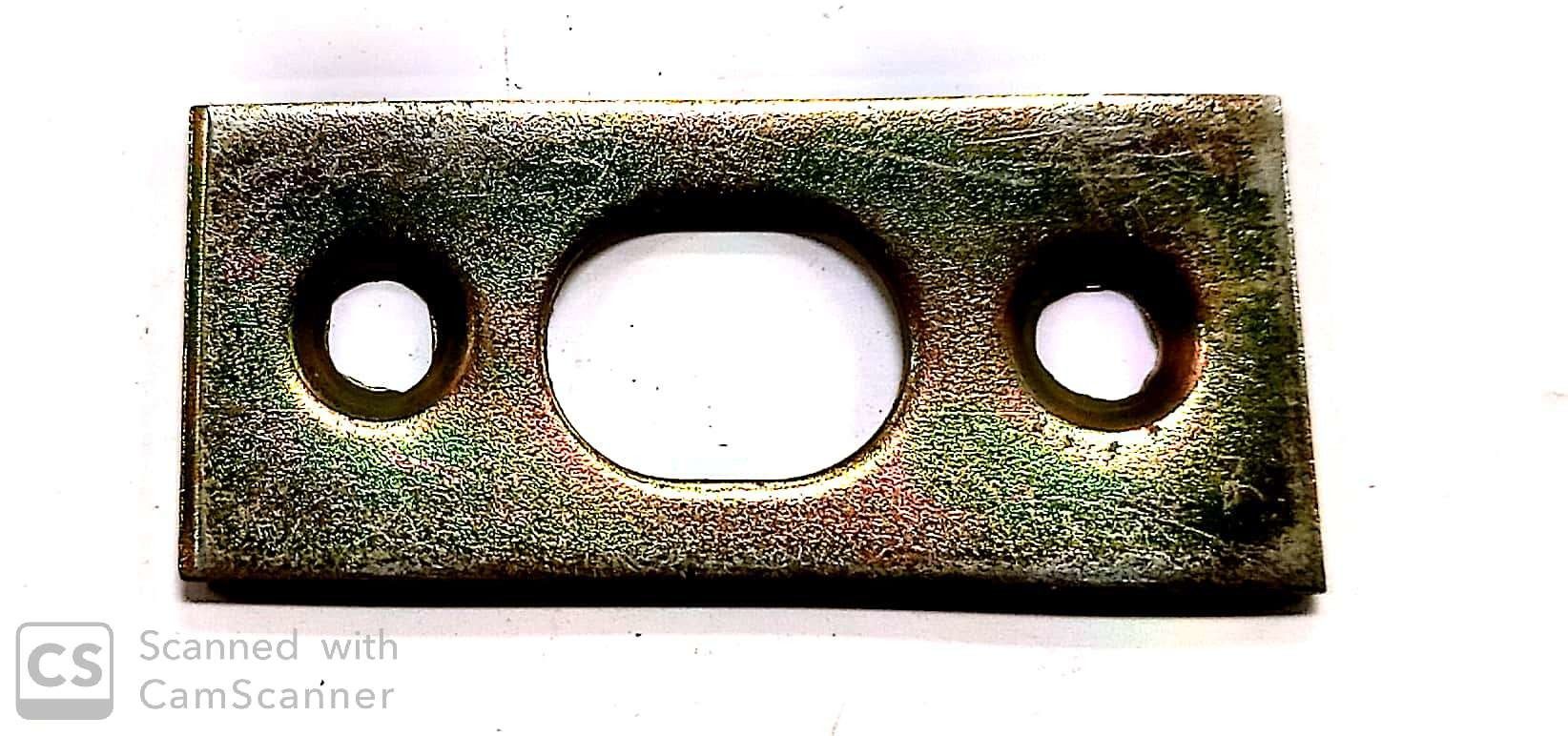 Catenaccio a pulsante cm 30 in ferro ottonatto AGB 313