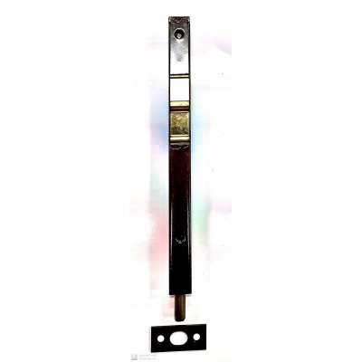 Catenaccio a pulsante cm 20 in ferro bronzato AGB 310