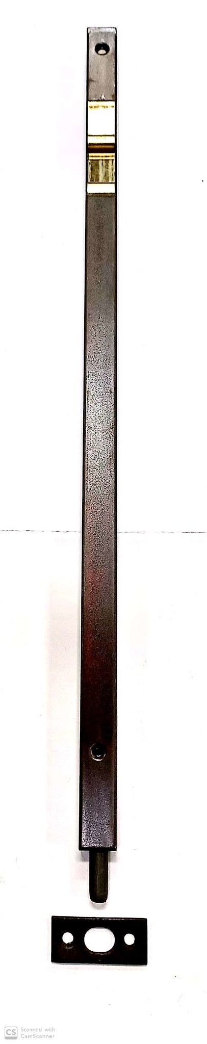 Catenaccio a pulsante cm 40 in ferro bronzato AGB 310