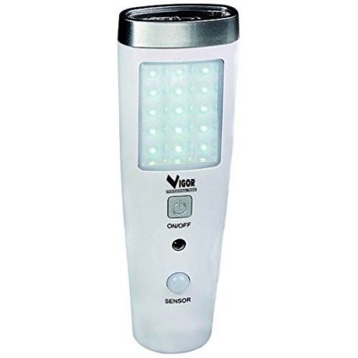 Torcia ricaricabile di emergenza con sensore di movimento a LED